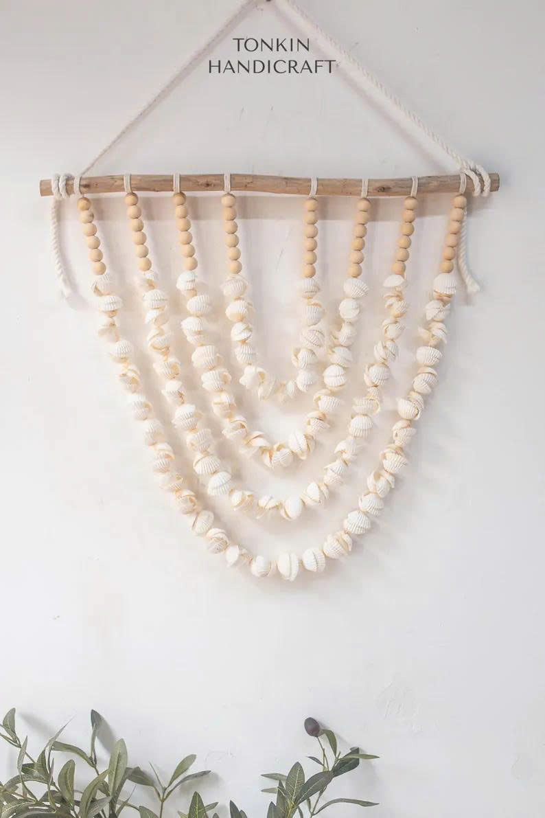 Shell Wall Hanging 8 - TONKIN HANDICRAFT