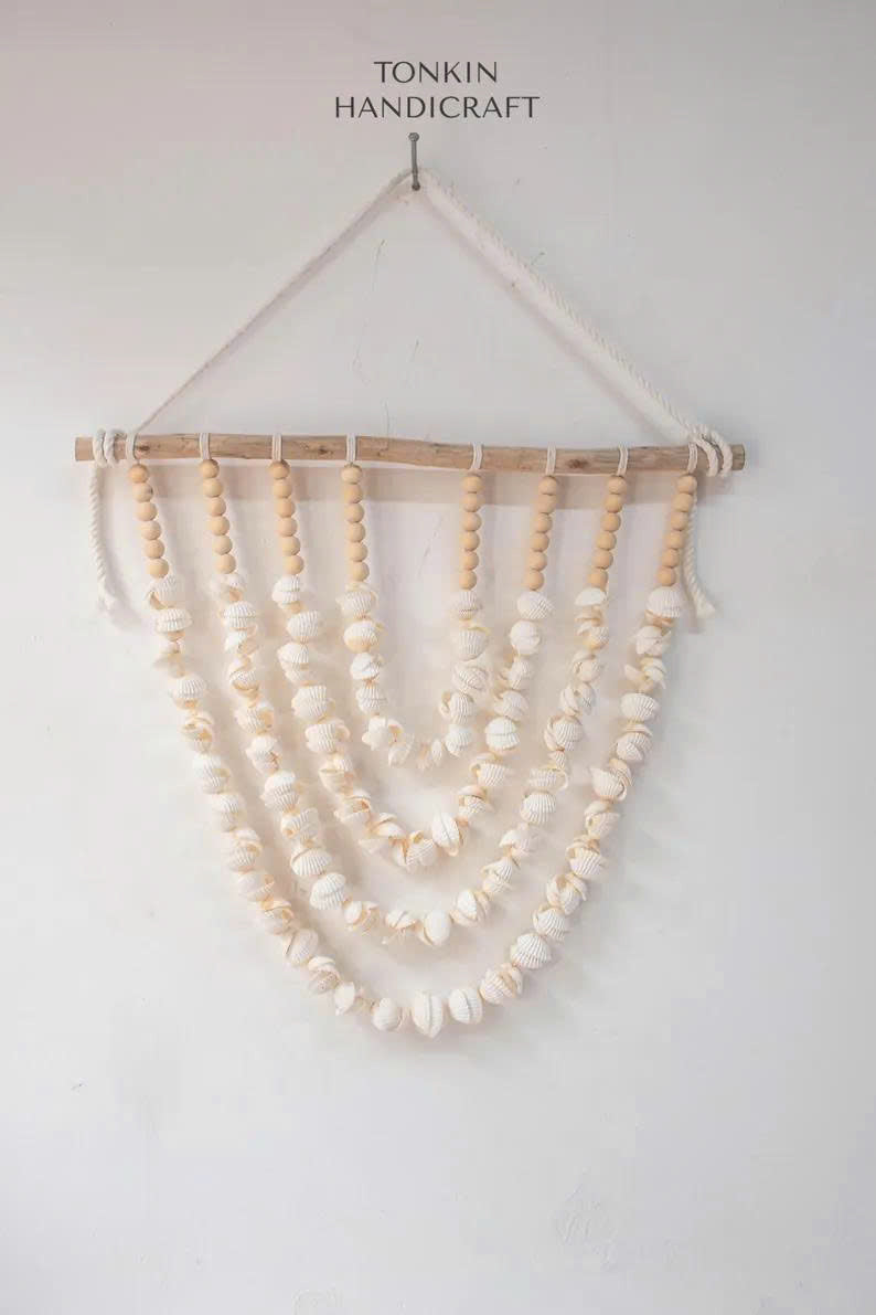 Shell Wall Hanging 8 - TONKIN HANDICRAFT