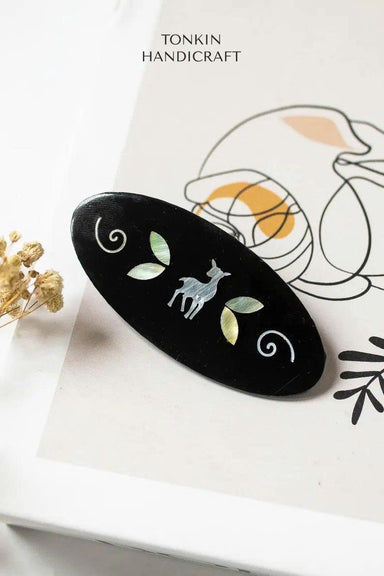 Mother of Pearl Hairclip 1 - TONKIN HANDICRAFT