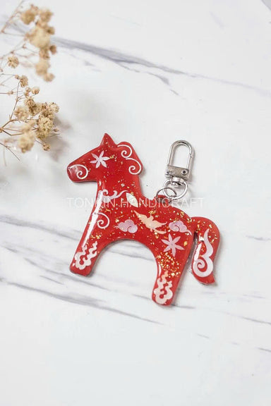 Personalized Hand-Inlaid Mother-of-Pearl Keychain 2 - TONKIN HANDICRAFT