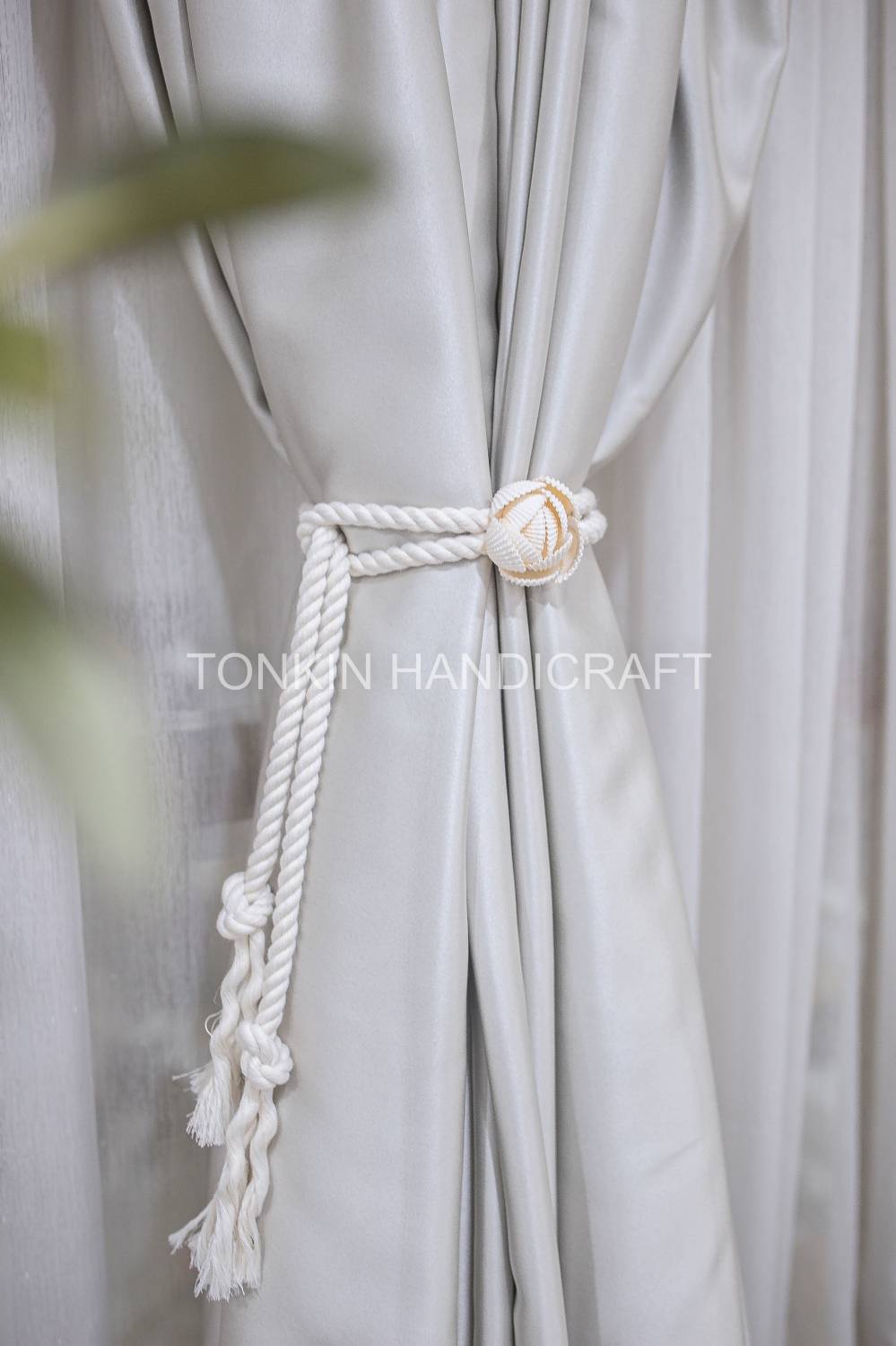 Floral Shell Curtain Tie Backs