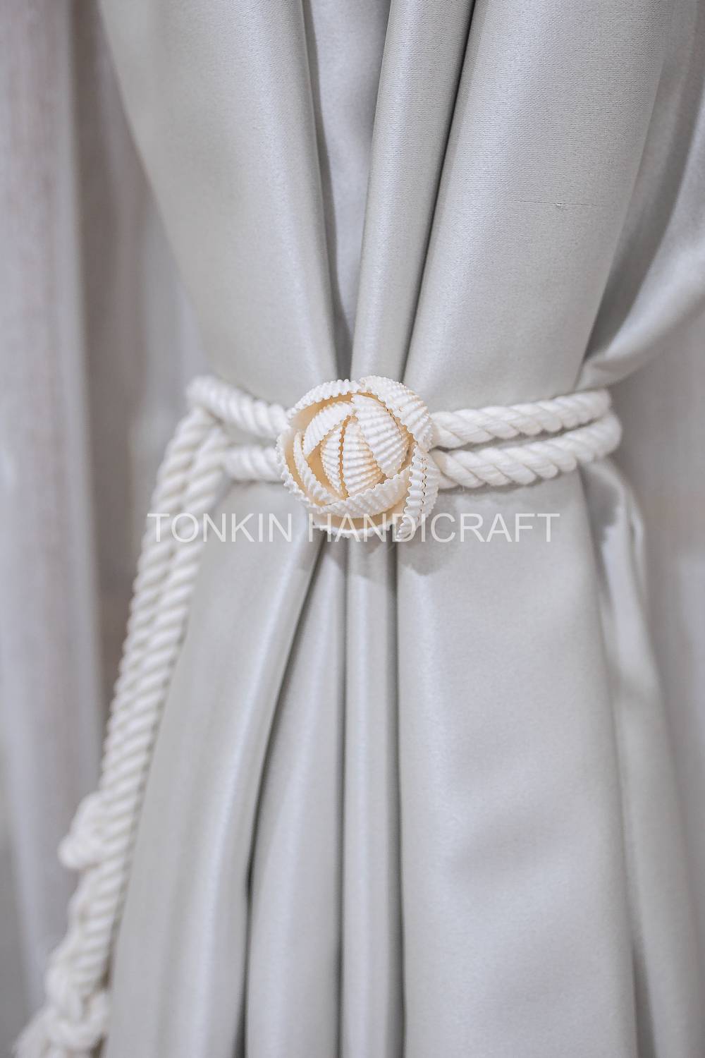 Floral Shell Curtain Tie Backs