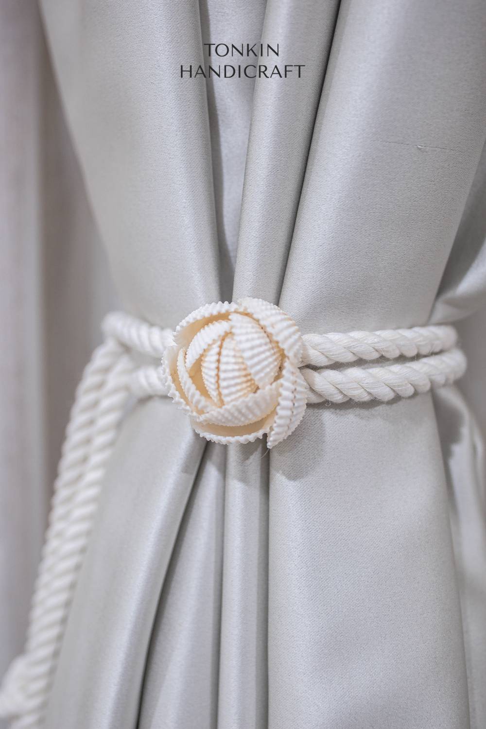 Floral Shell Curtain Tie Backs