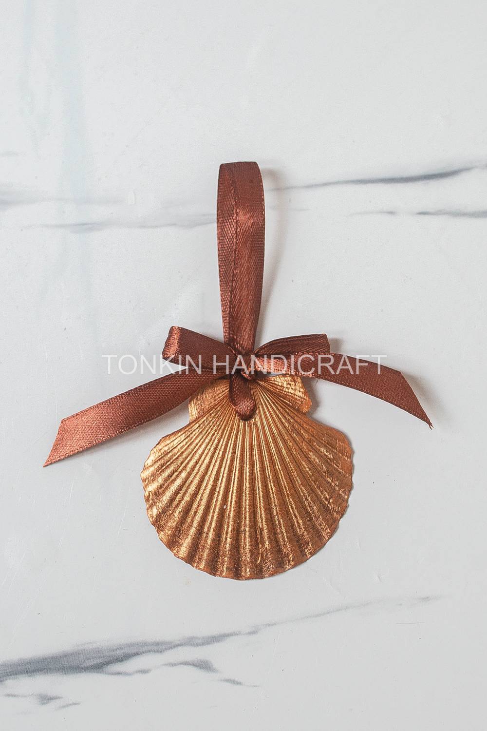 Customizable Scalloped Shell Ornament