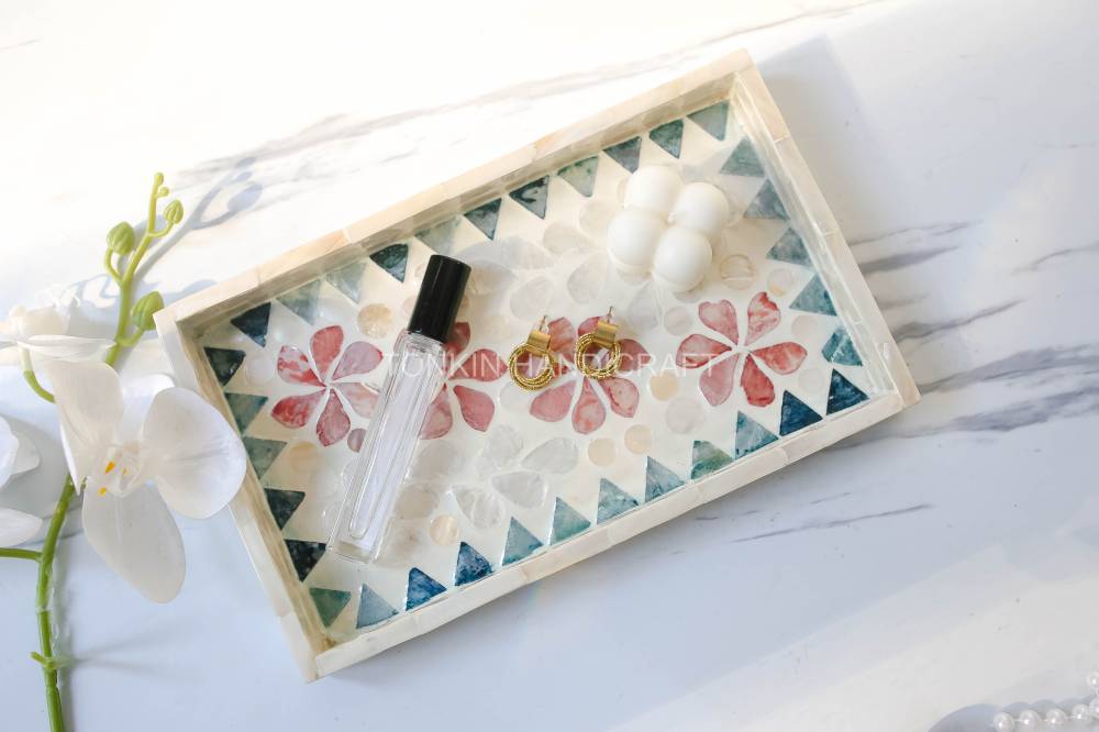 Mother of pearl Rectangle Tray 3