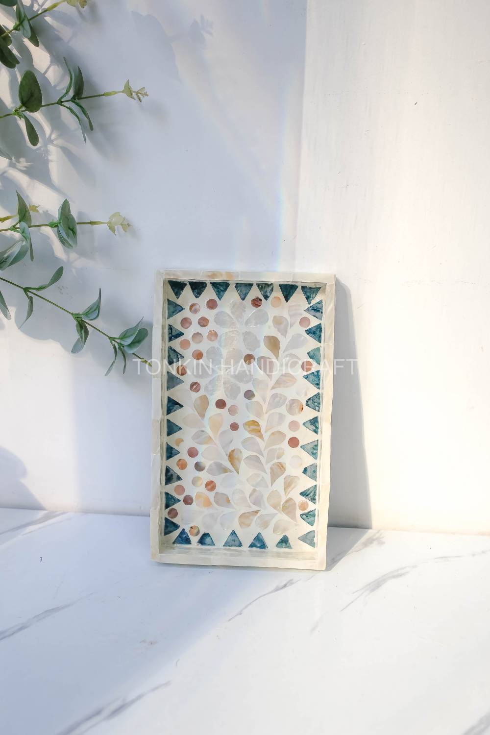 Mother of pearl Rectangle Tray 4