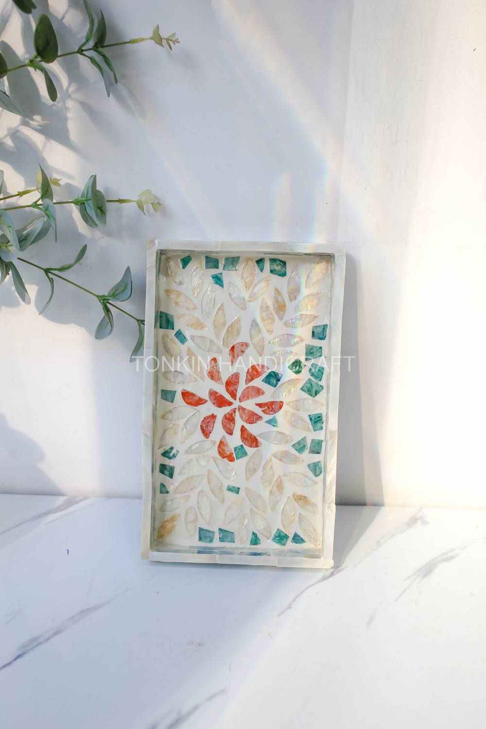 Mother of pearl Rectangle Tray 5