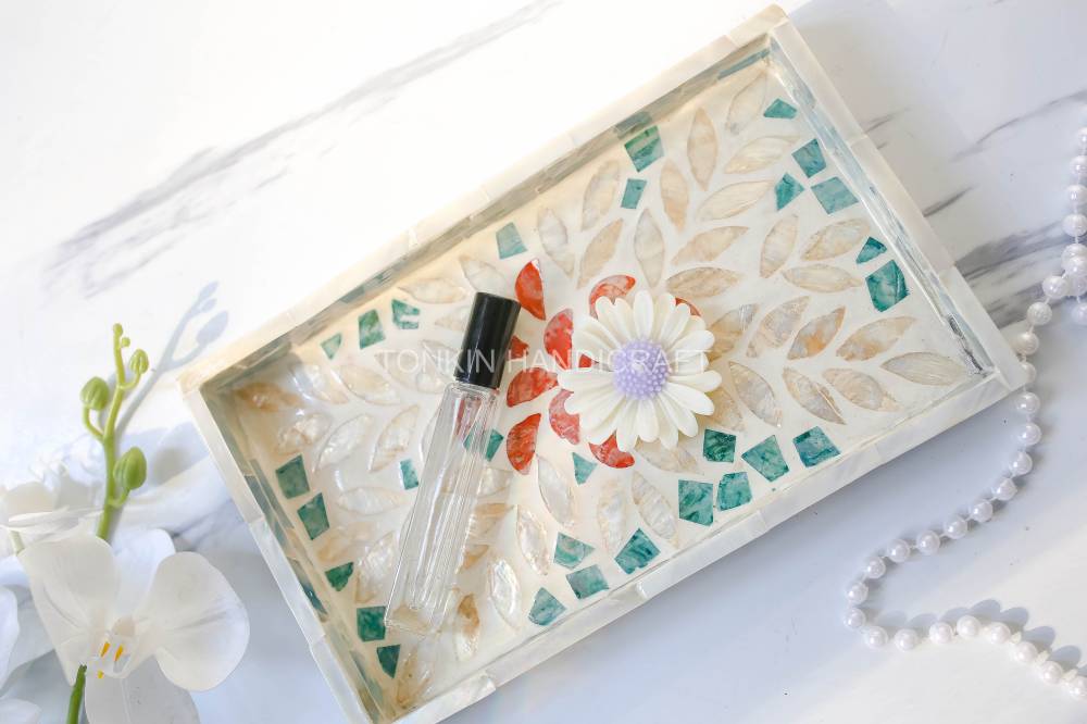 Mother of pearl Rectangle Tray 5