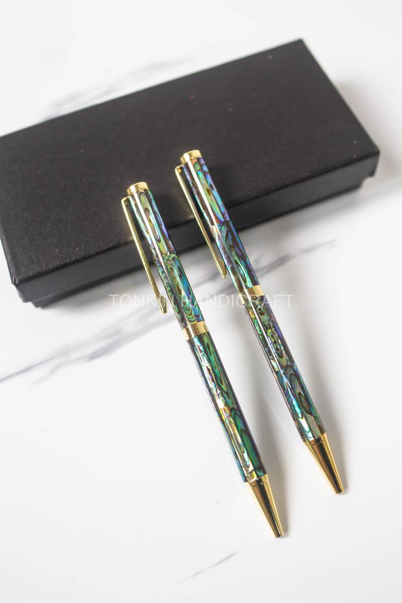 Jay Personalized Mother of Pearl Mosaic Ballpoint Pen