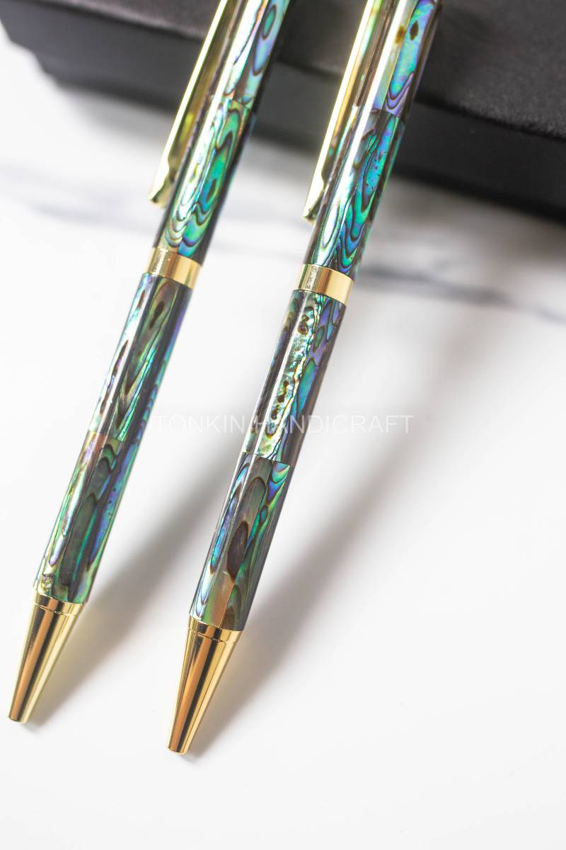 Jay Personalized Mother of Pearl Mosaic Ballpoint Pen