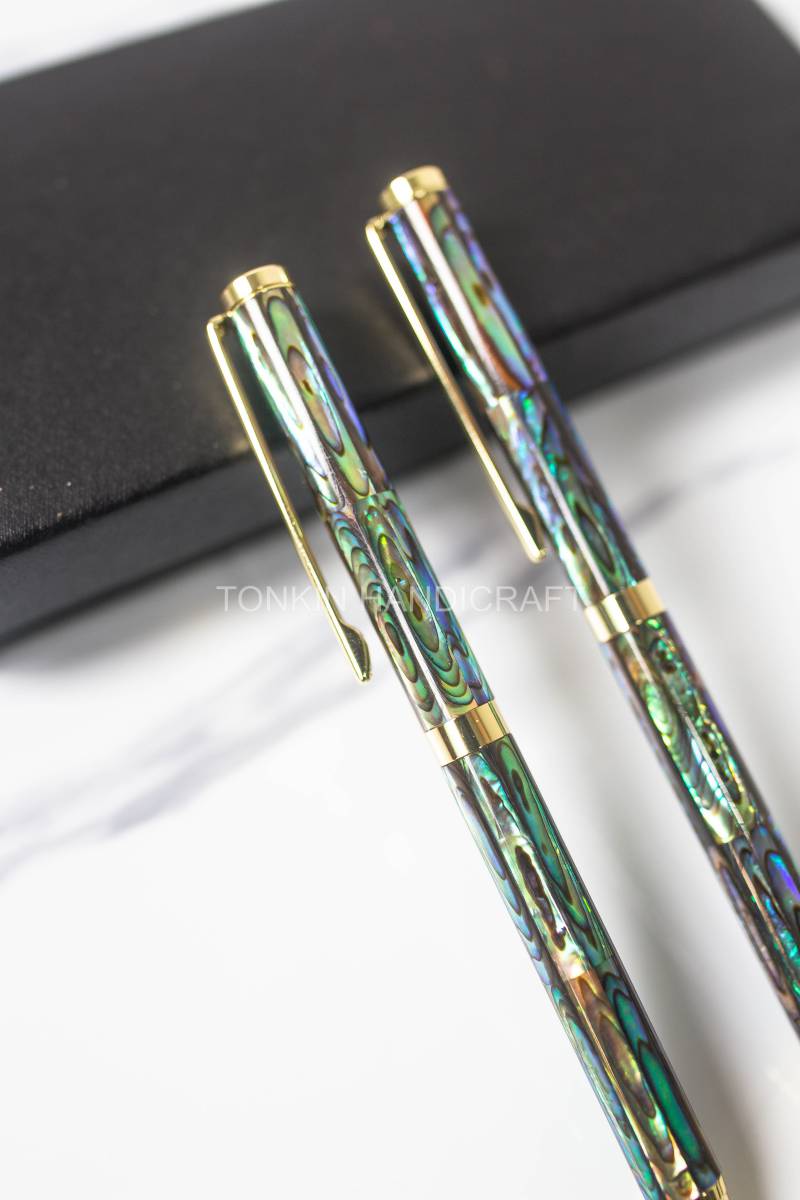 Jay Personalized Mother of Pearl Mosaic Ballpoint Pen