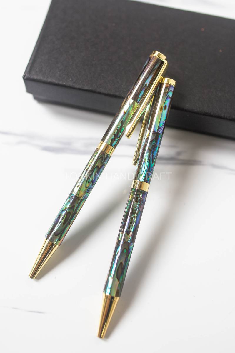 Jay Personalized Mother of Pearl Mosaic Ballpoint Pen