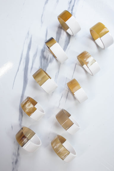 Lacquer Horn Short Napkin Ring - TONKIN HANDICRAFT