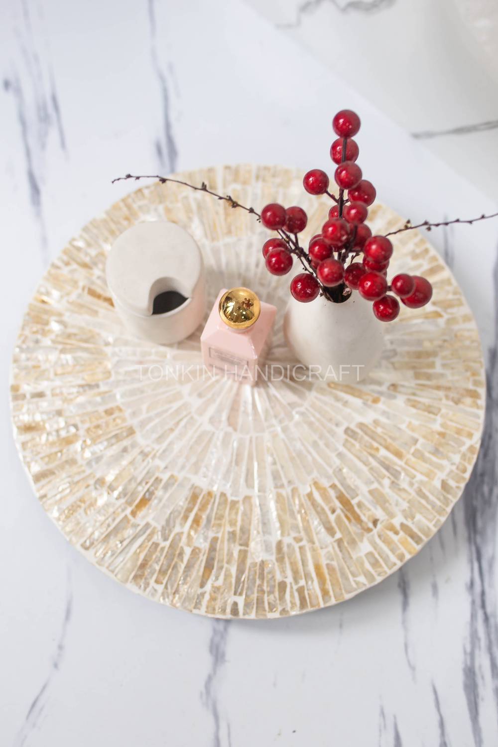 Mother of Pearl Lazy Susan