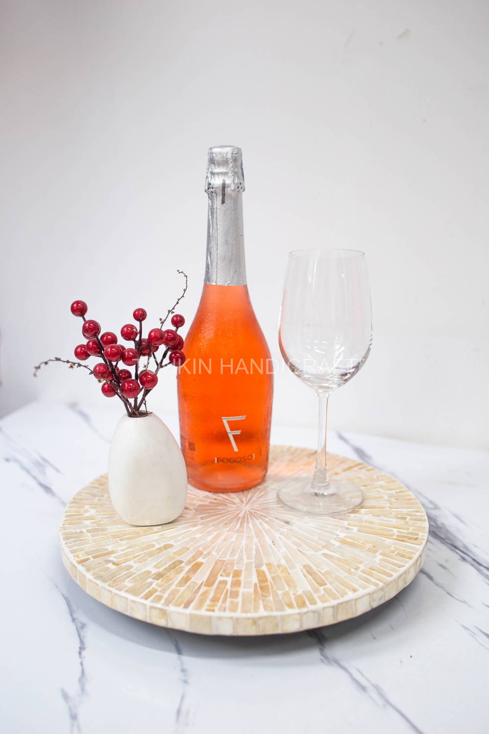 Mother of Pearl Lazy Susan