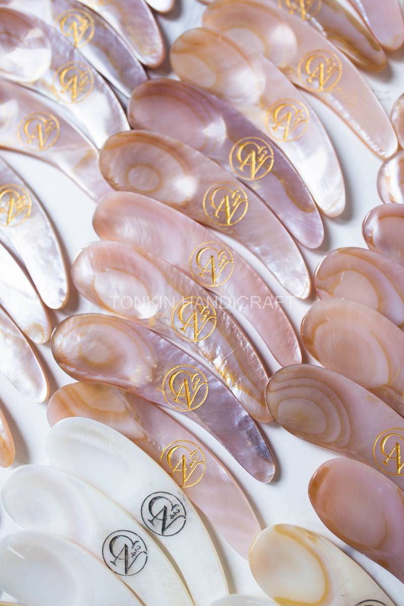 Tin Wholesale Personalized Mother of Pearl Caviar Spoon Favor wedding spoon