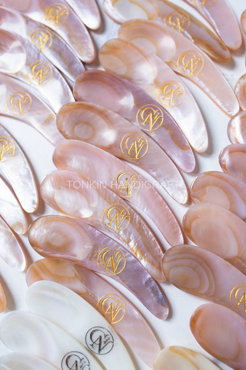 Tin Wholesale Personalized Mother of Pearl Caviar Spoon Favor wedding spoon