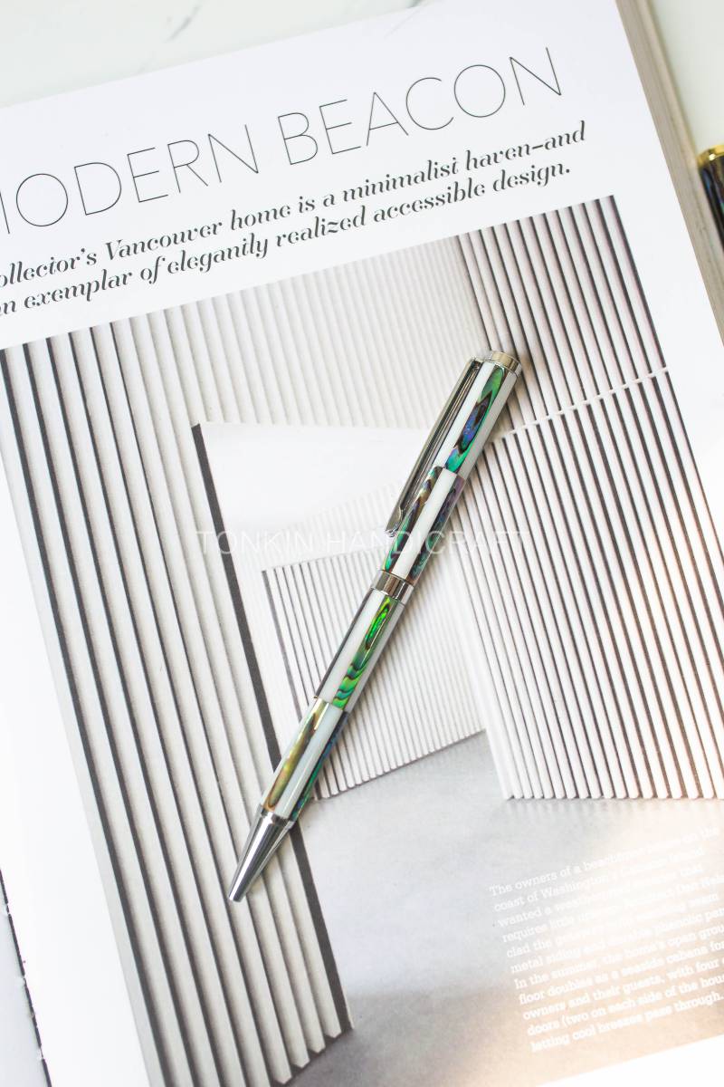 Donn Personalized Mother of Pearl Mosaic Ballpoint Pen