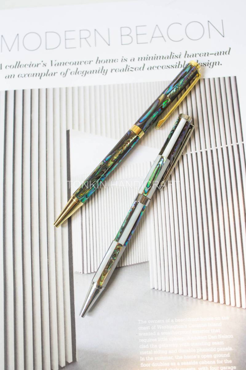 Donn Personalized Mother of Pearl Mosaic Ballpoint Pen