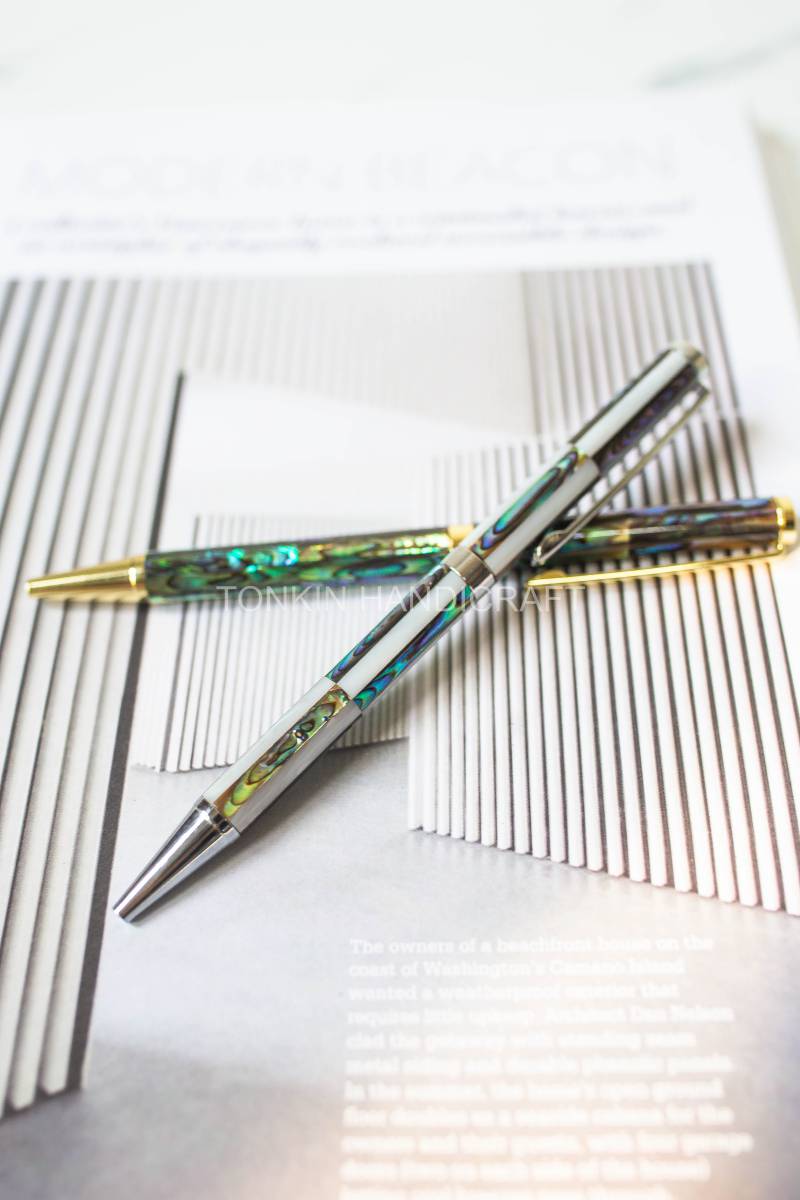 Donn Personalized Mother of Pearl Mosaic Ballpoint Pen