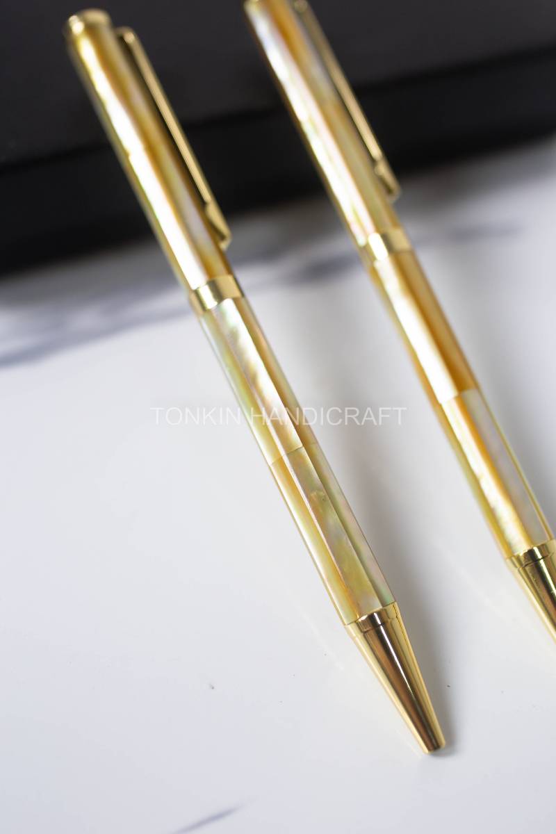 Sim Personalized Mother of Pearl Mosaic Ballpoint Pen