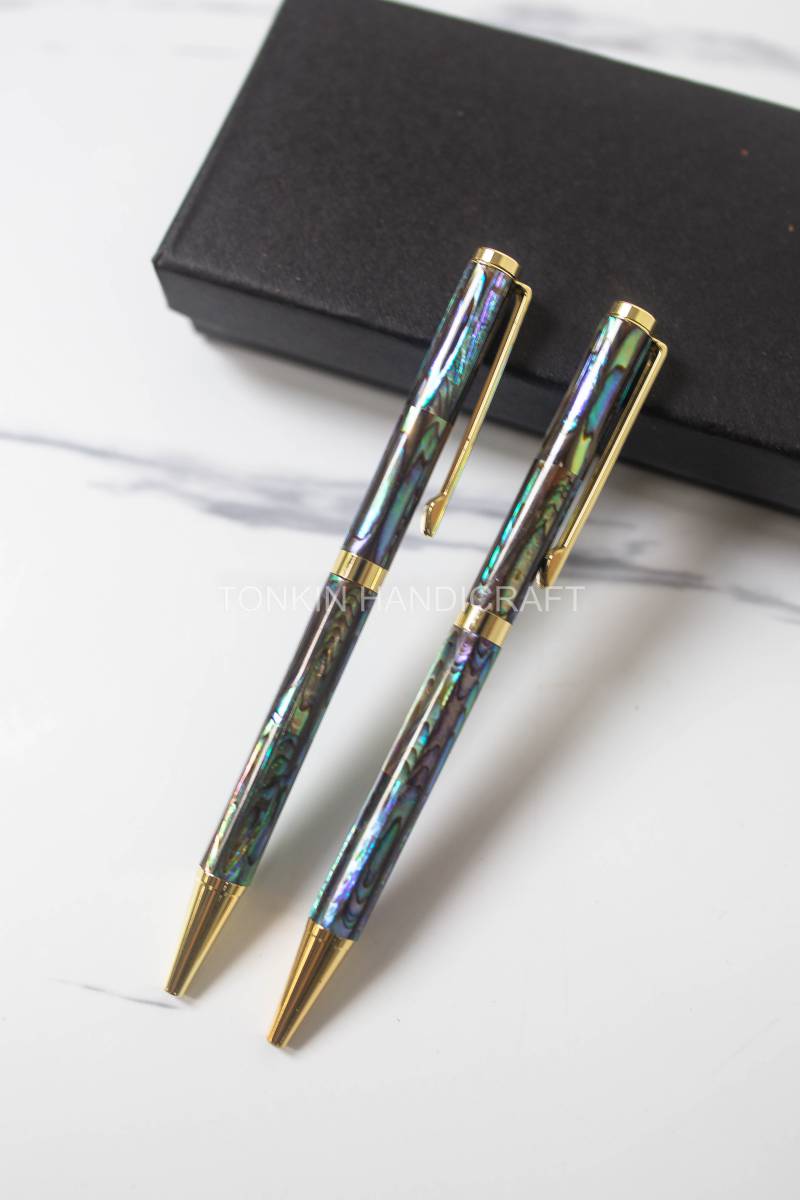 Jay Personalized Mother of Pearl Mosaic Ballpoint Pen