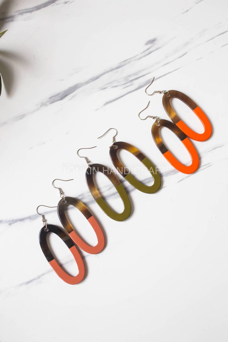 Lim Buffalo Horn Earrings