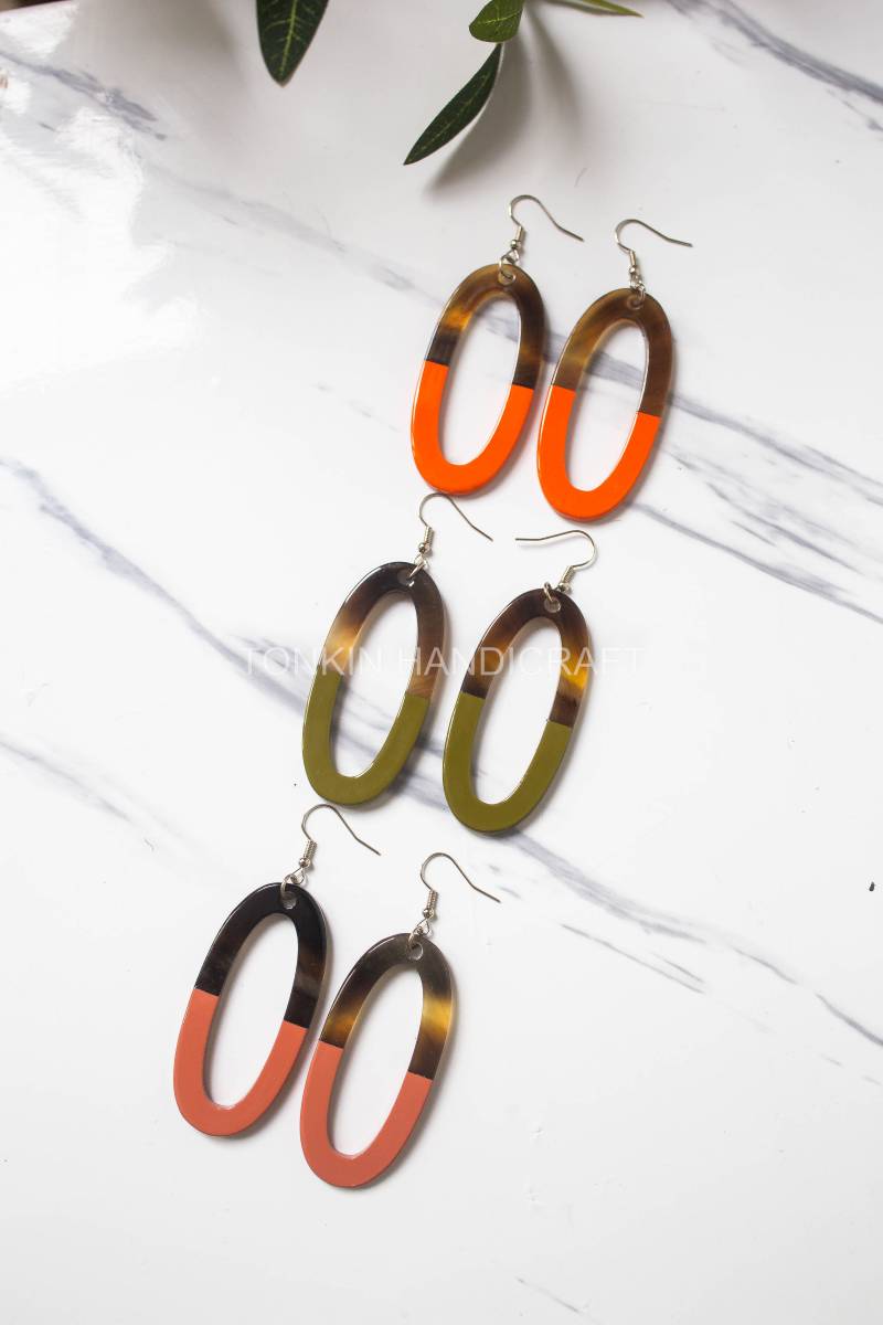 Lim Buffalo Horn Earrings