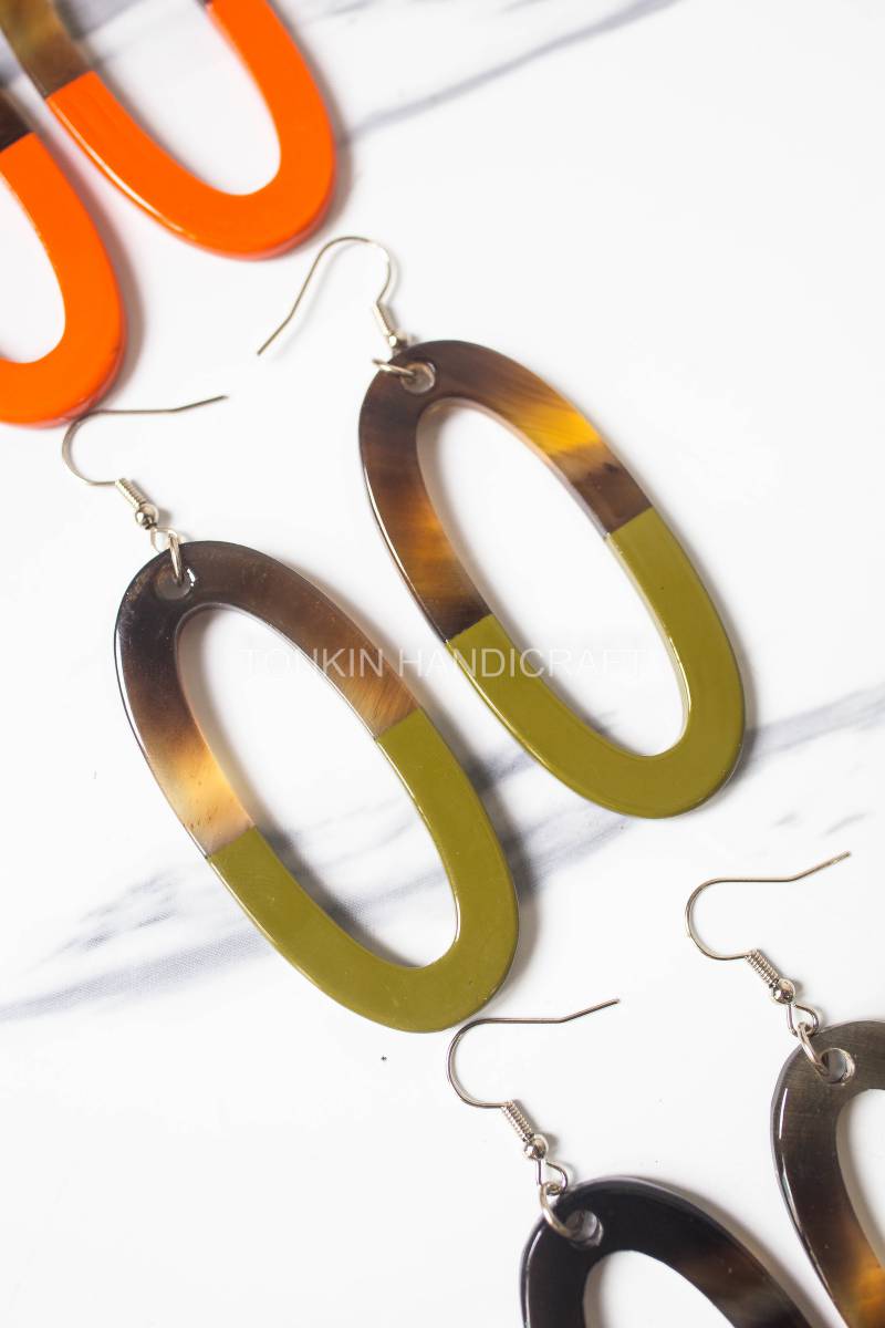 Lim Buffalo Horn Earrings