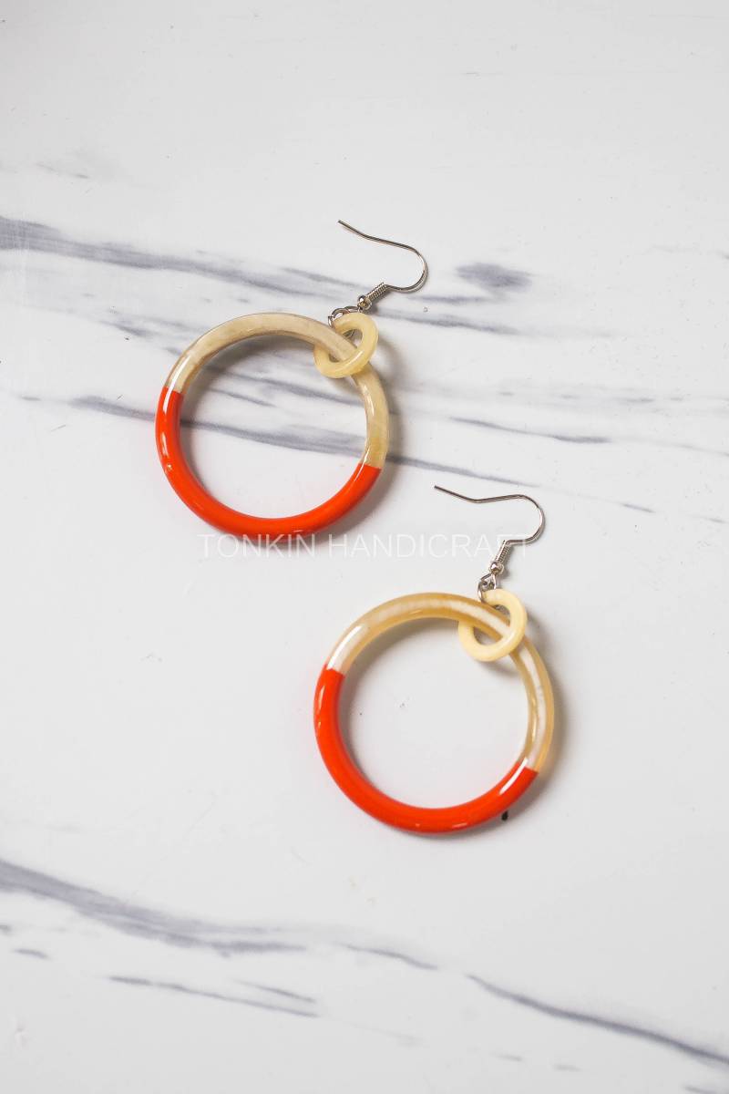 Rou Buffalo Horn Earrings