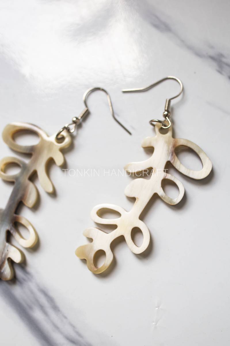 Laa Buffalo Horn Earrings