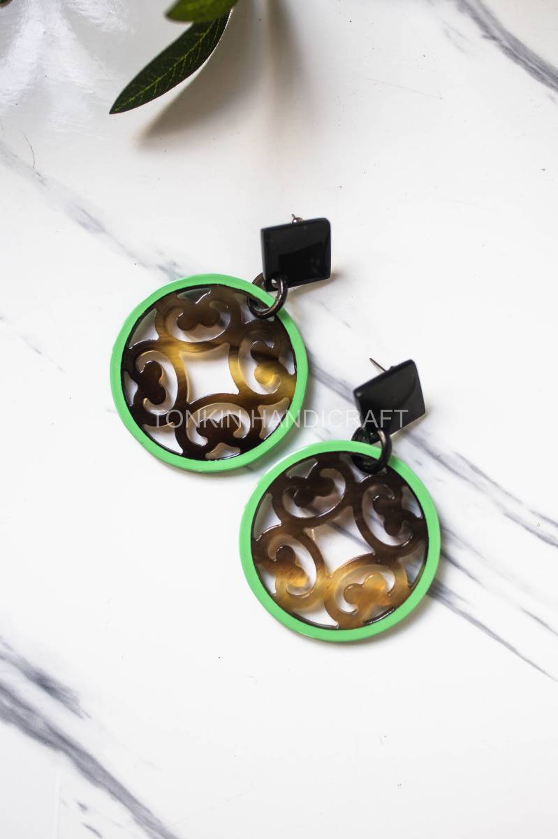 Opo Buffalo Horn Earrings