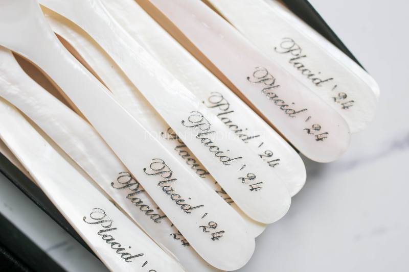 Wholesale Personalized Mother of Pearl Caviar Spoon