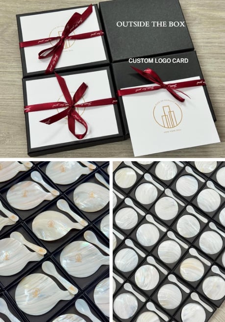 70-100 Custom Logo Spoon & Plate Gift Boxes