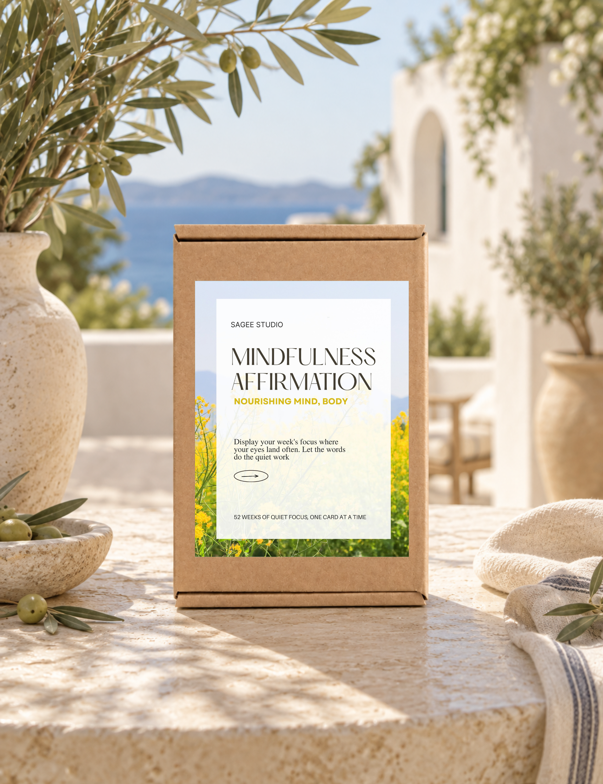 Nourishing Mind & Body Affirmation - TONKIN HANDICRAFT