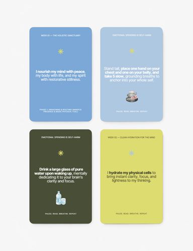 Nourishing Mind & Body Affirmation - TONKIN HANDICRAFT
