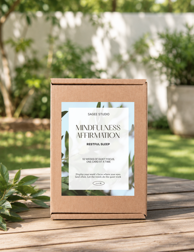 Restful Sleep Affirmation Cards - TONKIN HANDICRAFT