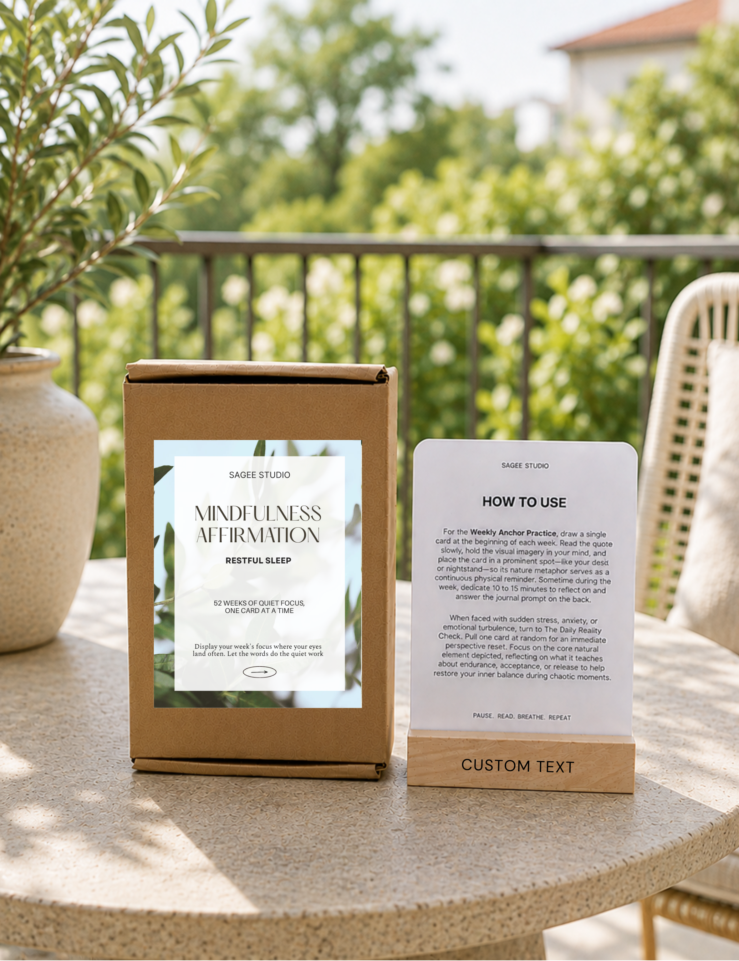 Restful Sleep Affirmation Cards