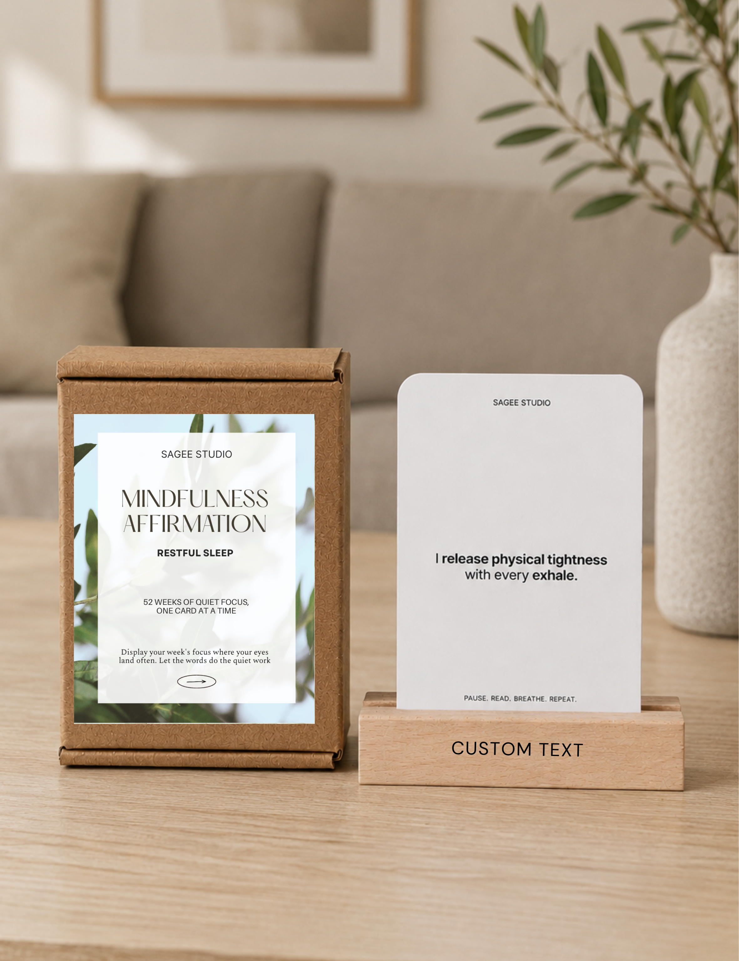 Restful Sleep Affirmation Cards