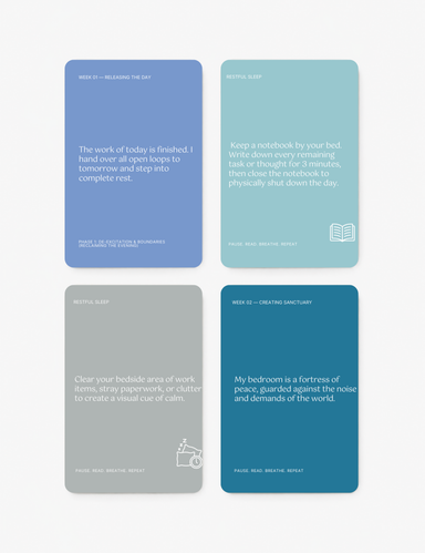 Restful Sleep Affirmation Cards - TONKIN HANDICRAFT