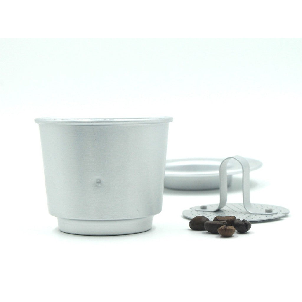 Silver Aluminum Coffee Phin Filter