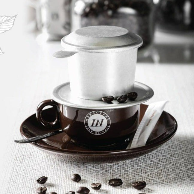 Silver Aluminum Coffee Phin Filter