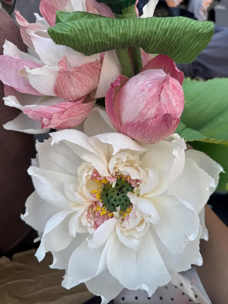Crepe Paper Lotus