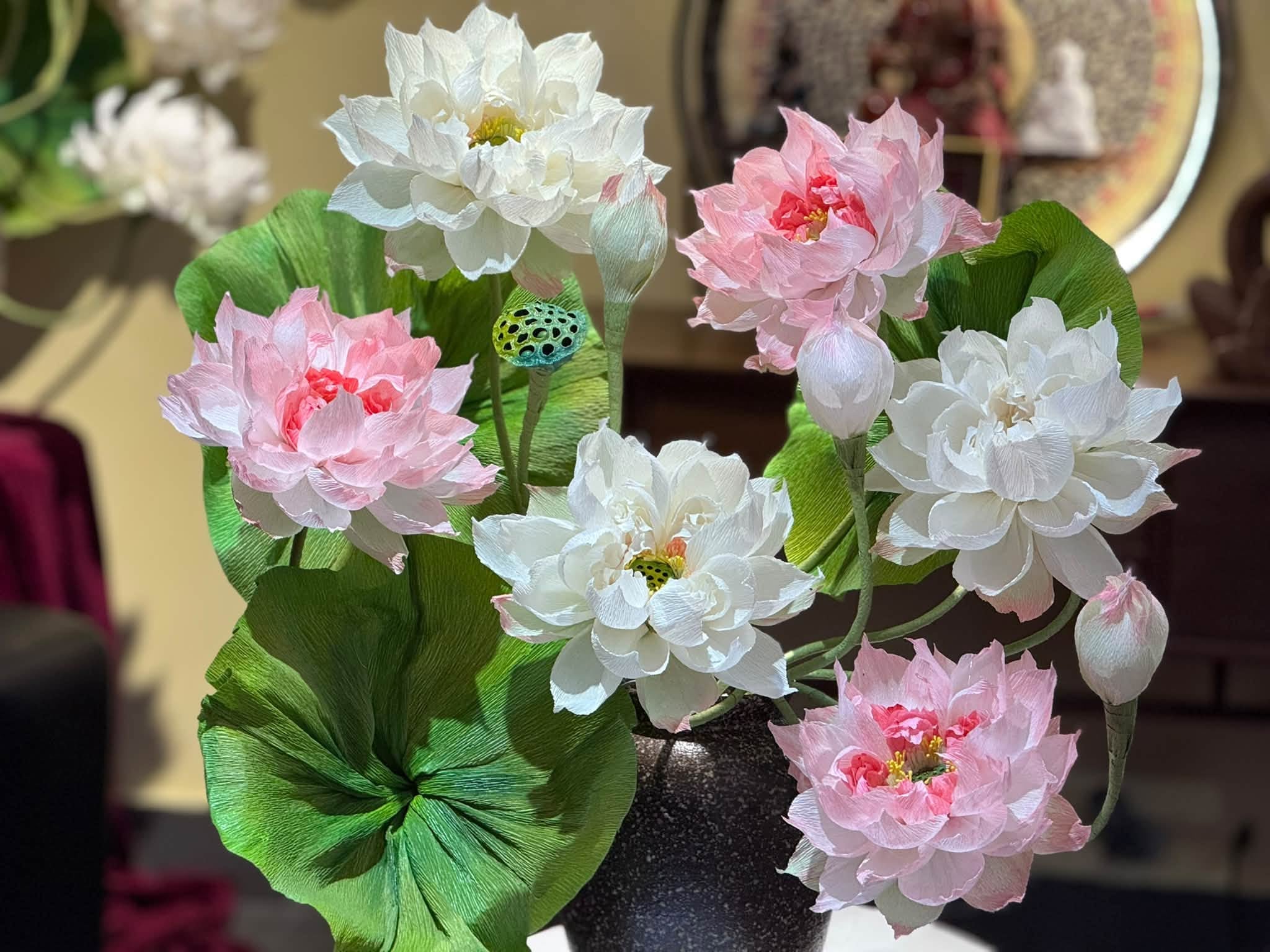 Crepe Paper Lotus