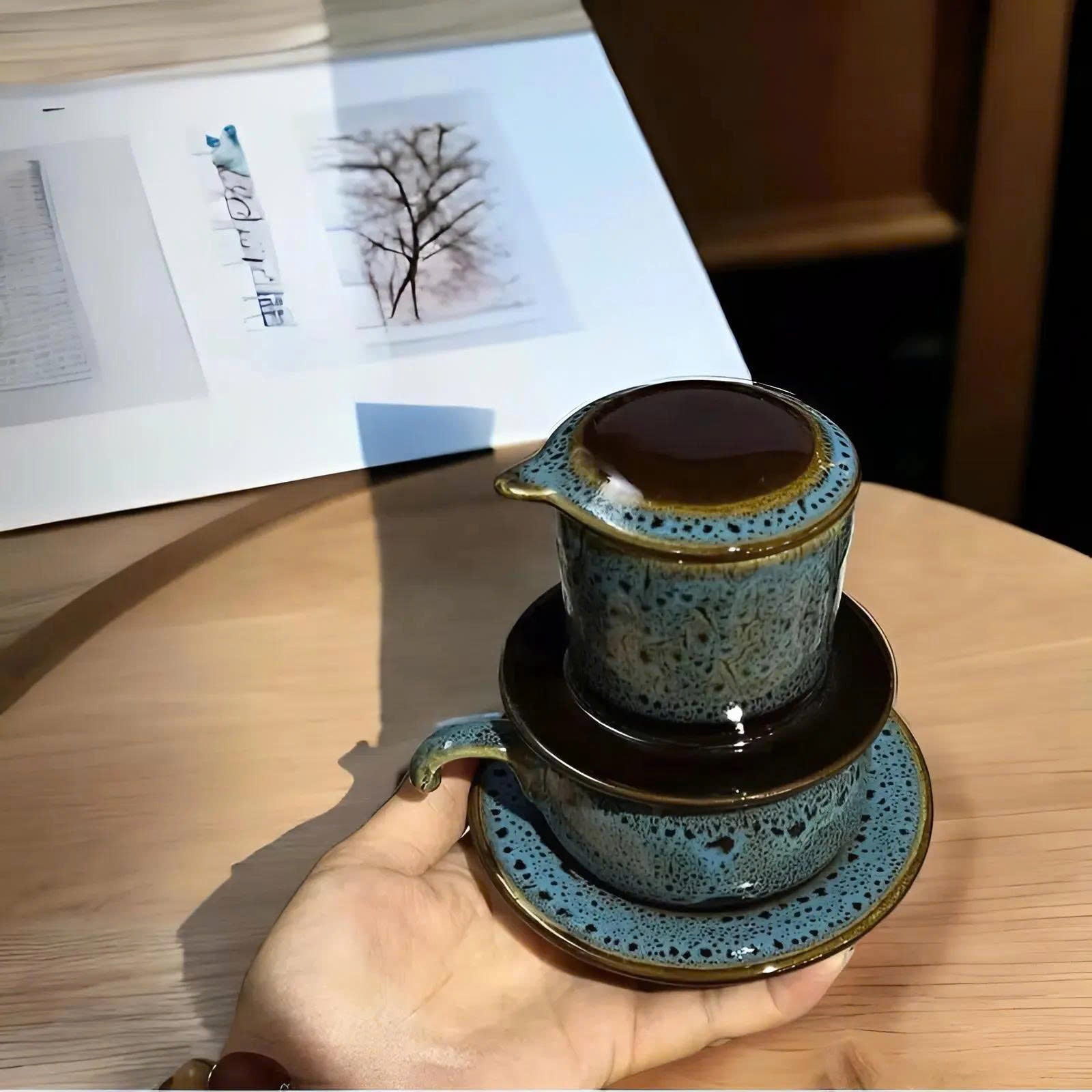 Ceramic Coffee Phin Filter SS7