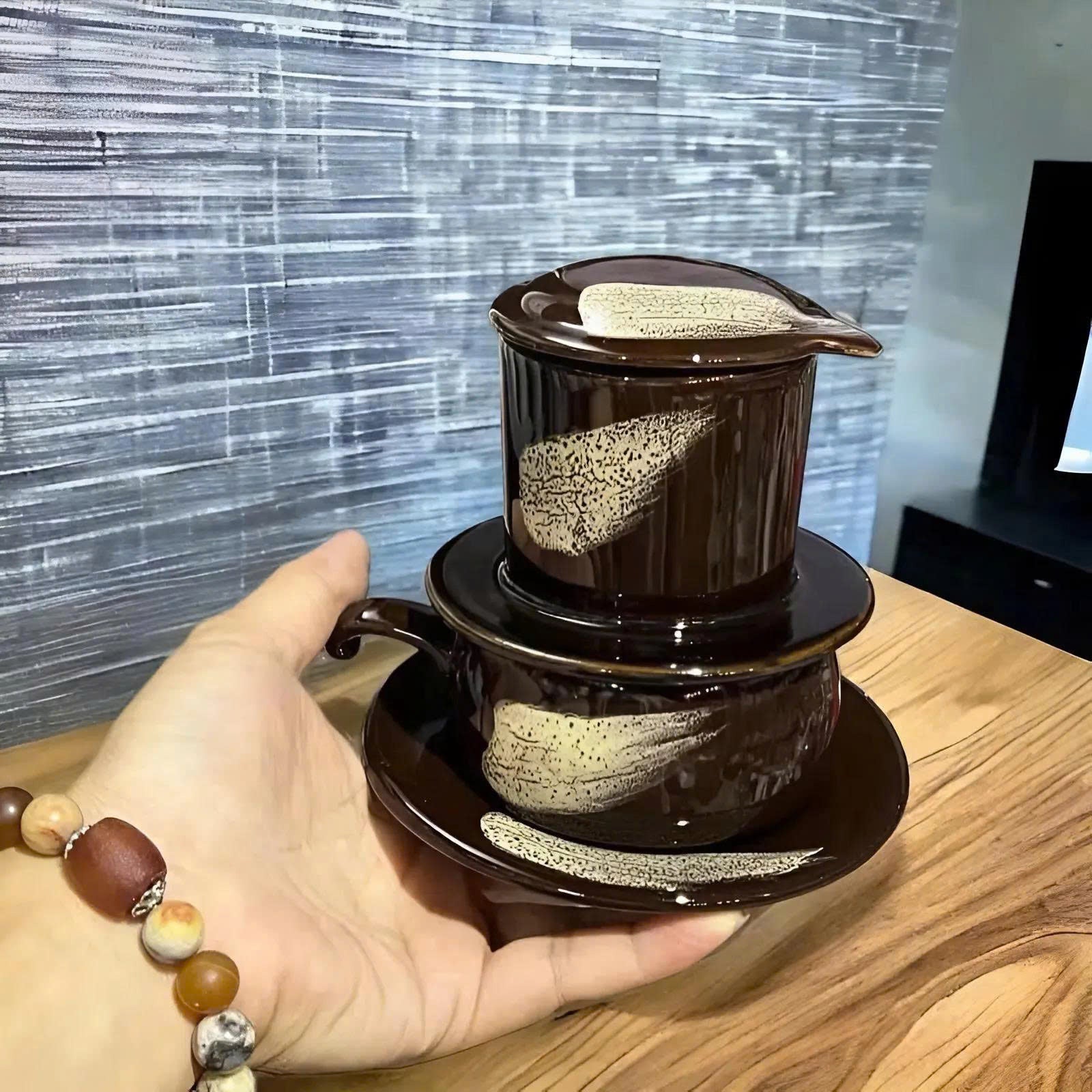 Ceramic Coffee Phin Filter SS7