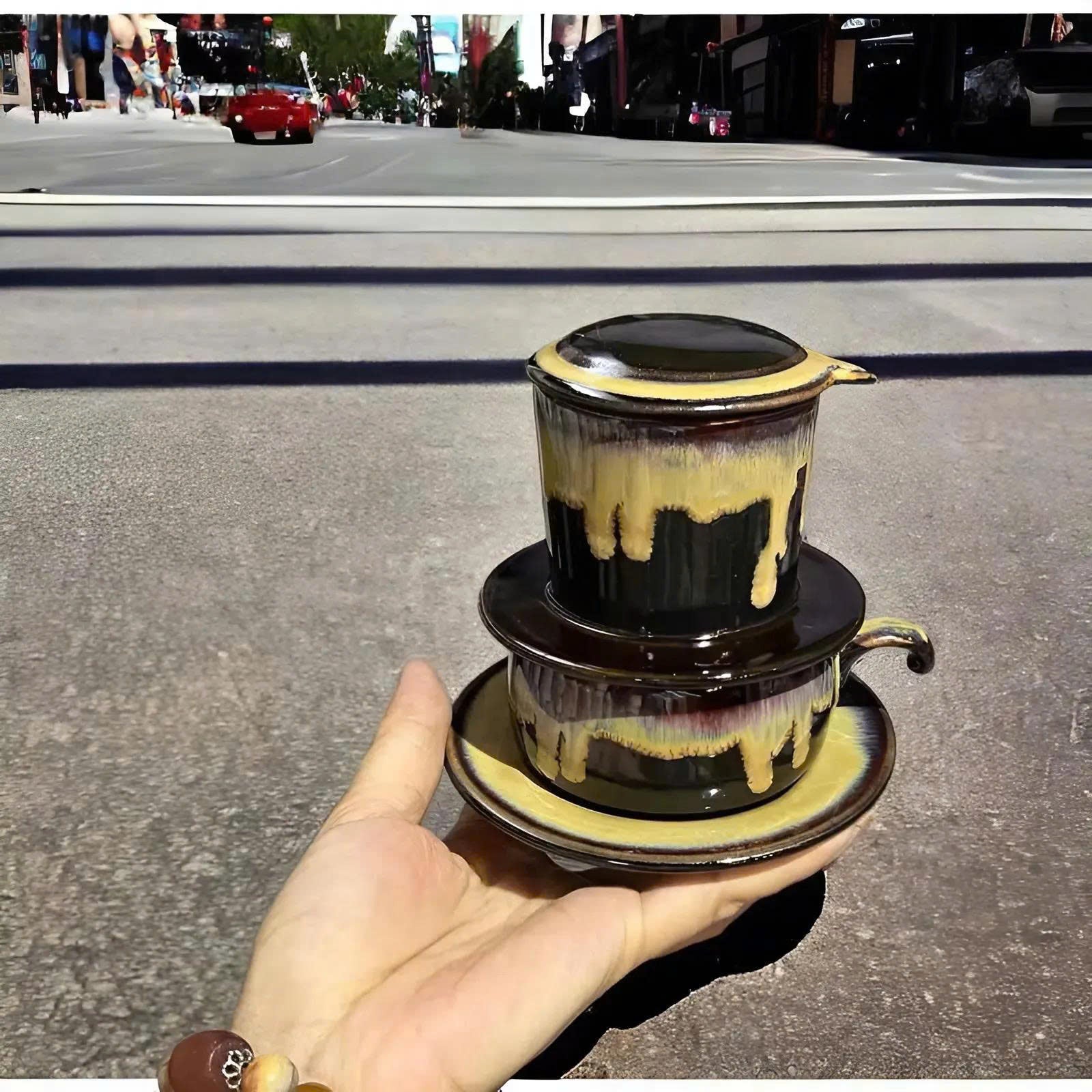 Ceramic Coffee Phin Filter SS7