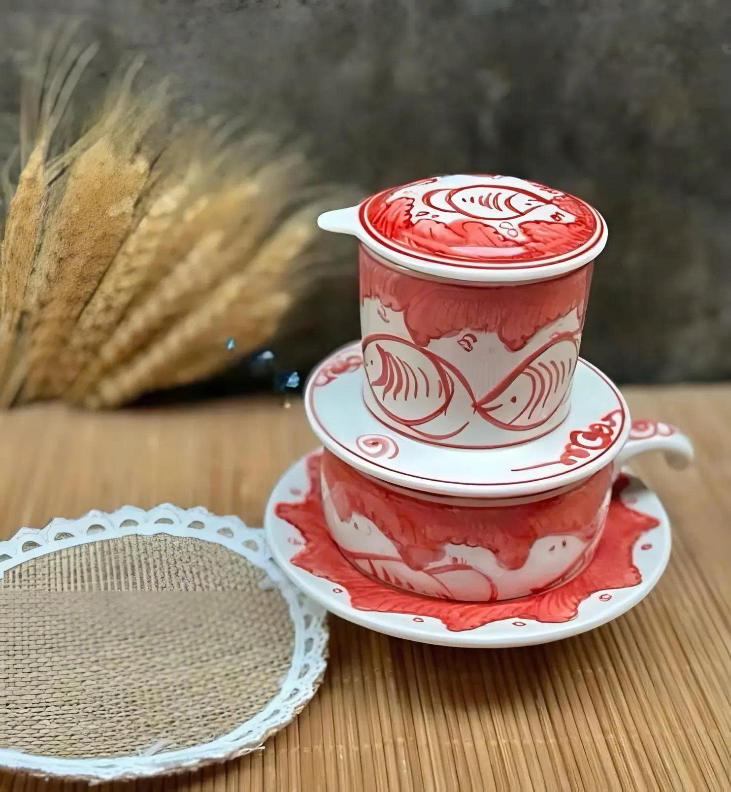 Ceramic Coffee Phin Filter SS8