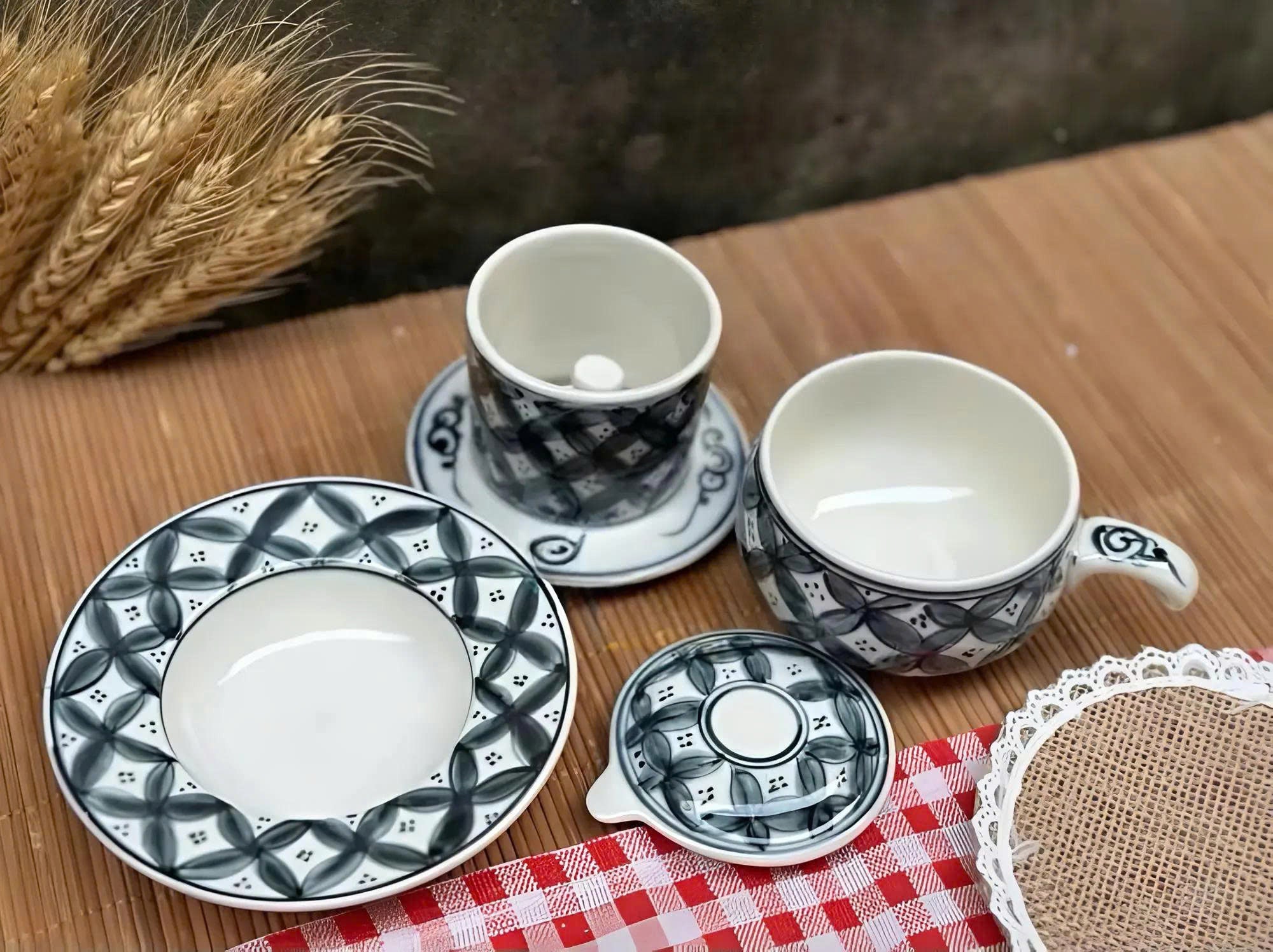 Ceramic Coffee Phin Filter SS8