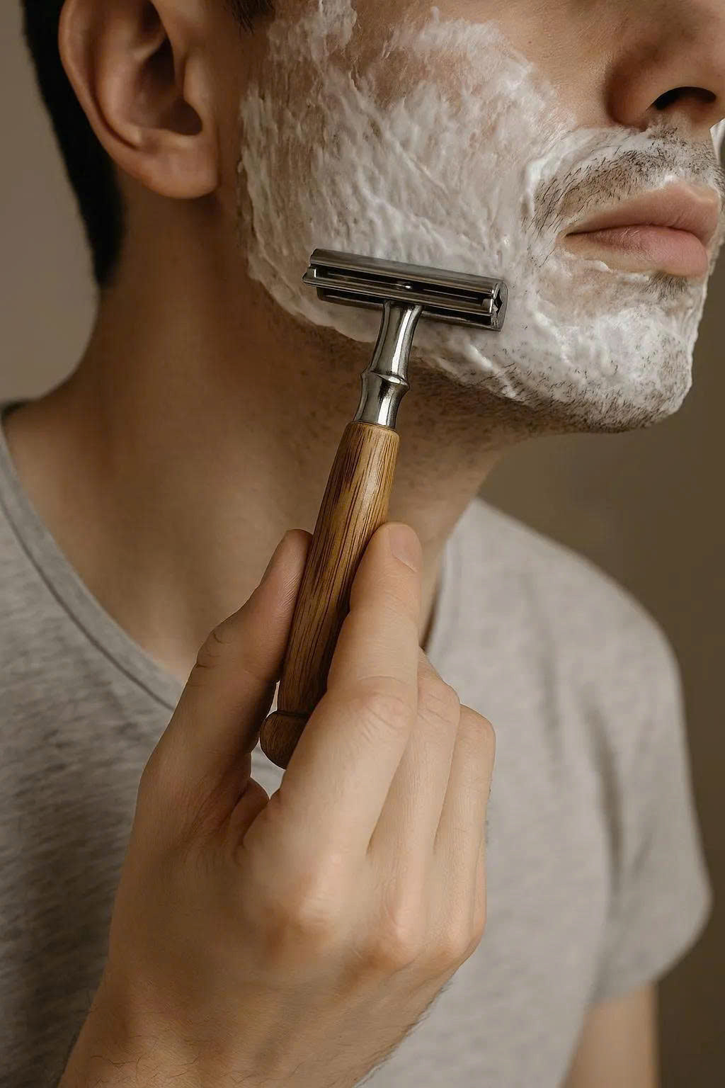 Personalized Bamboo Razor